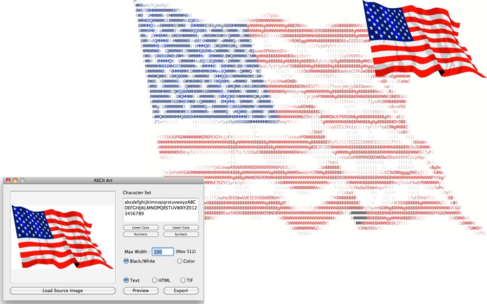 #3. Video ASCII Art (macOS) By: Nuclear Nova Software