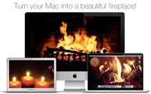 Fireplace Screensaver & Wallpaper HD with relaxing crackling fire sounds (free version) iPhone image 3