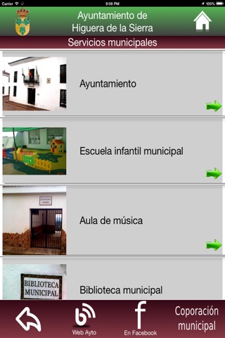 Higuera de la Sierra - Servicios e Información screenshot 2