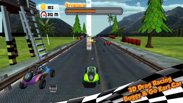 ''3D Drag Racing Buggy & Go Kart Car screenshot-3