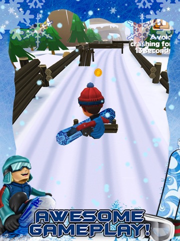 Screenshot #4 pour 3D Extreme Snowboarding Sport amusant