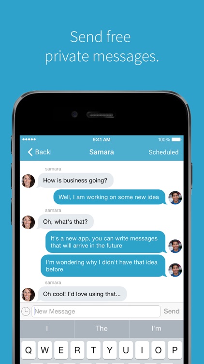 FutureText Me: Schedule and Send When You Want