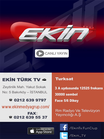 Screenshot #4 pour Ekin Türk TV