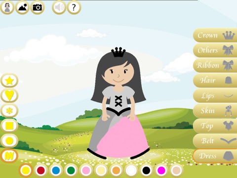My Princess Coloring iPad screenshot