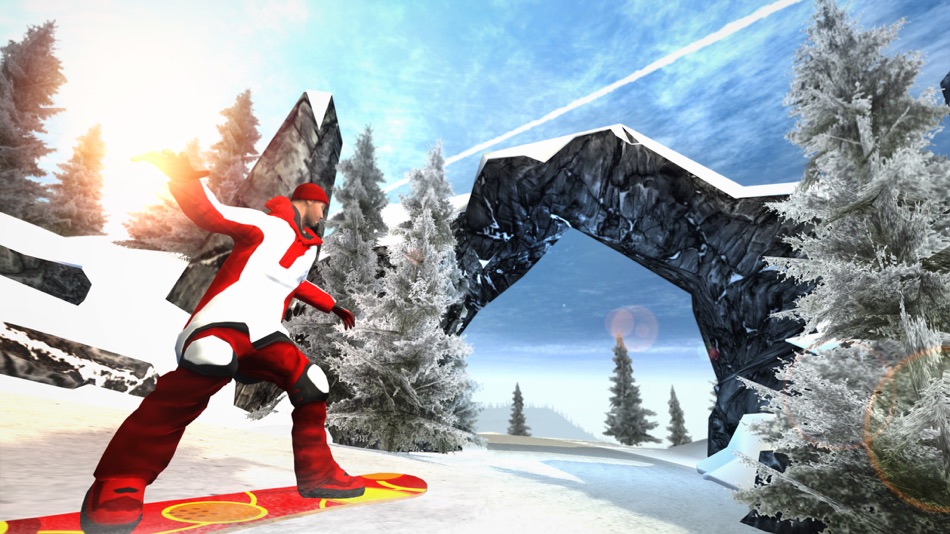 #1. Snowboard Stunt Master (iOS) By: 向宁 徐