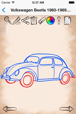 Drawing Ideas Retro Cars screenshot 3