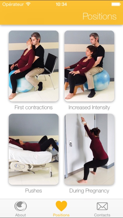 Birth - Soothing positions