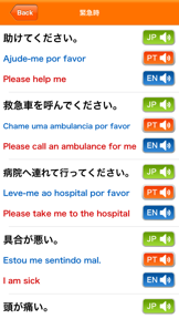Medi Pass Aplicativo de dicionário de tradução médica for iPhone screenshot