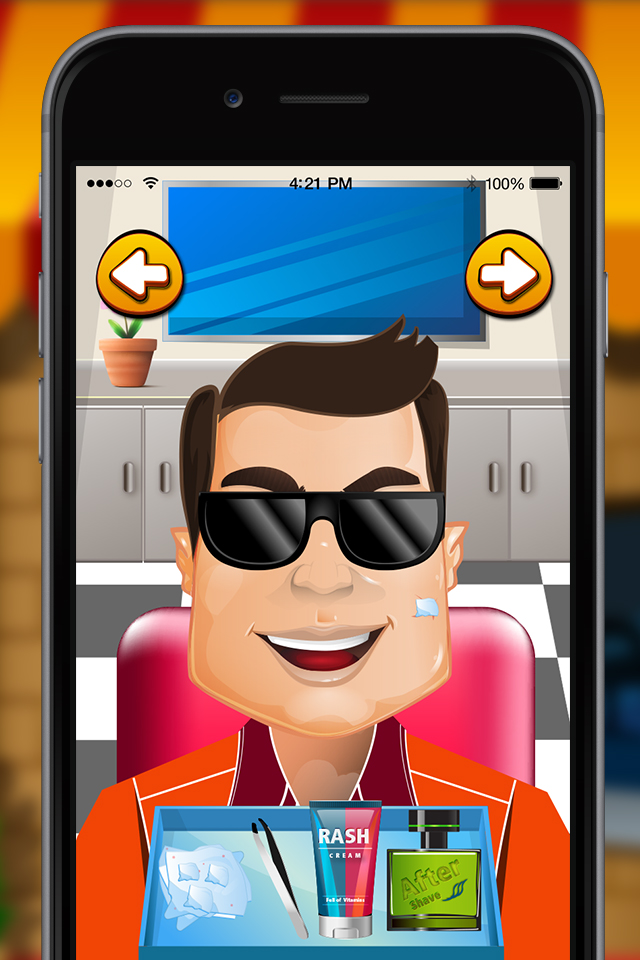 Shaving Salon - Crazy beard shave game for kids