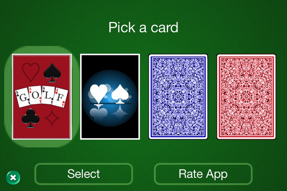 Golf Card Game HD screenshot 4