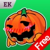Emoji Kingdom 15 Free Pumpkin Halloween Emoticon Animated for iOS 8