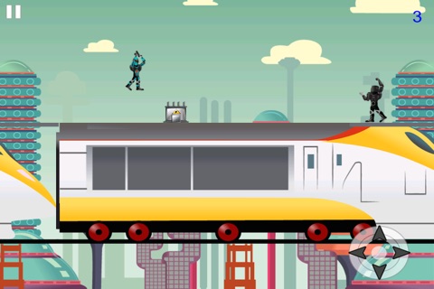 A Ninja Police Subway Shadow Battle EPIC - City Train Future Cops Alien Pursuit screenshot 2