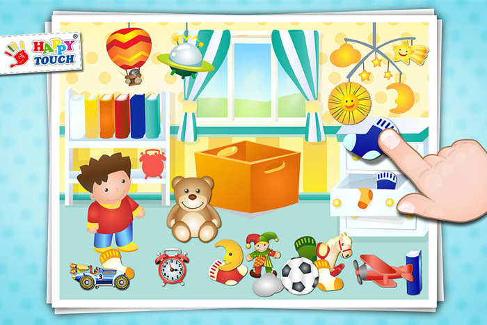 A Funny Clean Up Game - All Kids Can Clean Up By Happy-Touch® Pocket