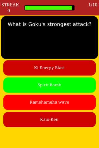 Trivia for Dragon Ball Z - Fan Quiz for the cartoon series screenshot 2