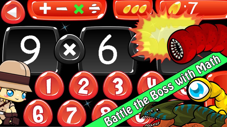 #4. Math Vs Aliens (iOS) 由: Kok Leong Tan