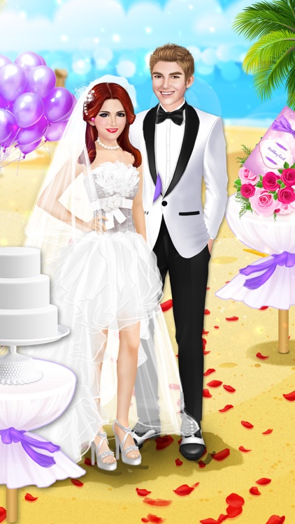 Celebrity Beach Wedding Party - Seaside Beauty Salon & Mini Games screenshot-4