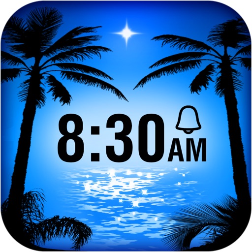 Paradise Island Alarm Clock