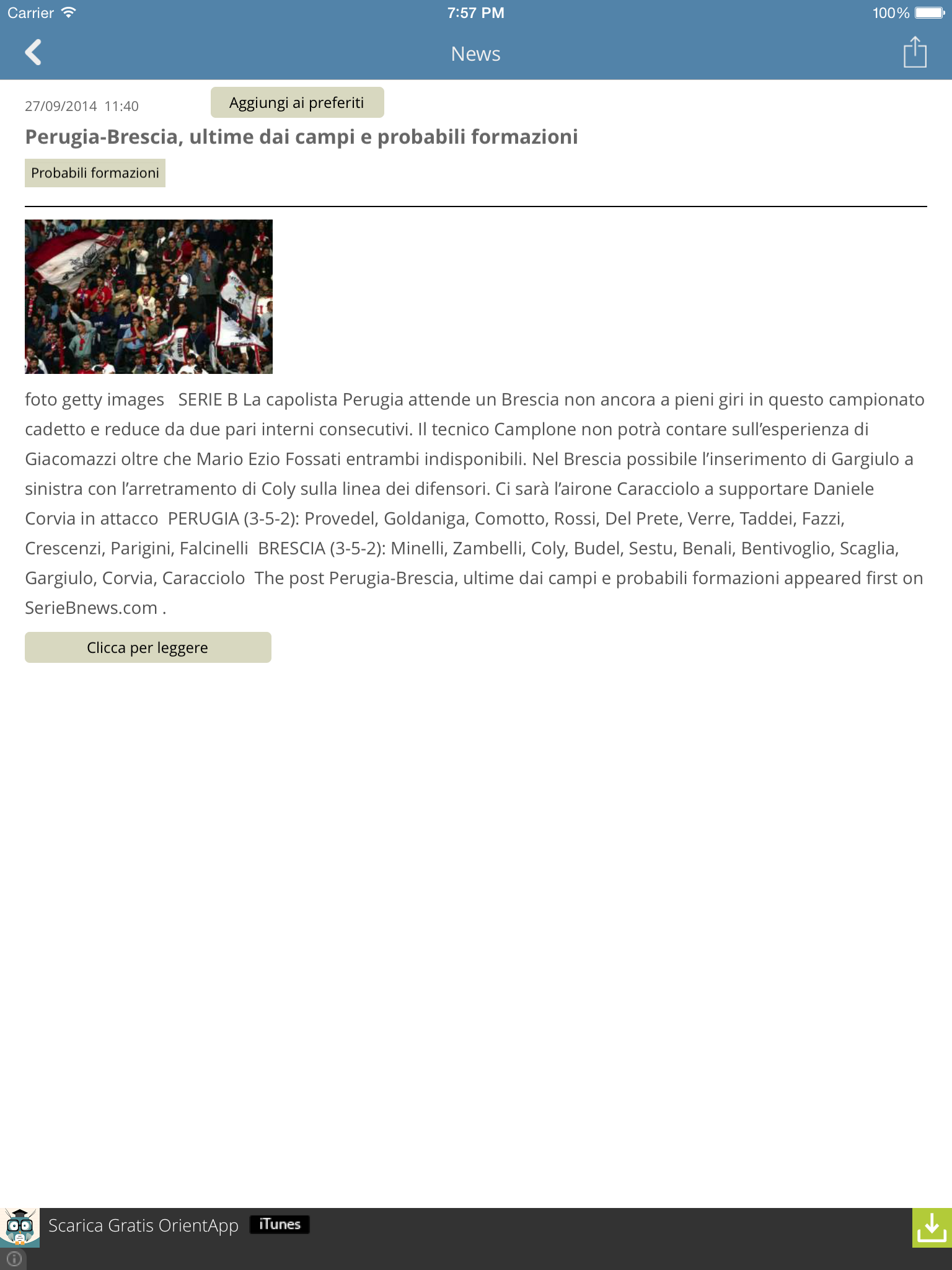 Serie B News screenshot 7