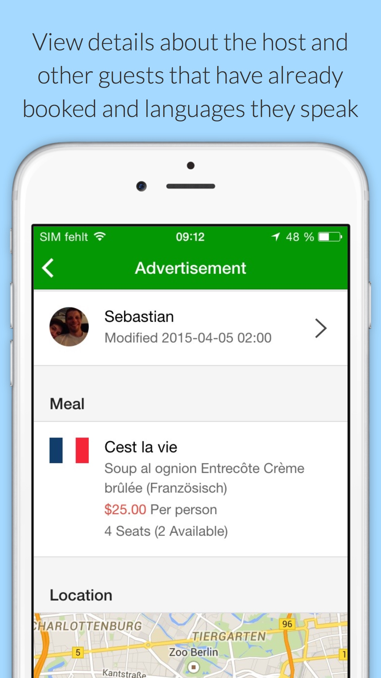 MEET-N-EAT screenshot 3