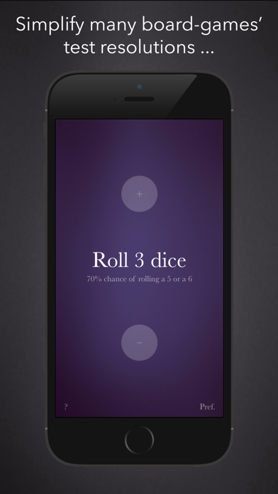 Eldritch Roller - a simple and elegant dice rolling app Screenshot 1 - AppWisp.com
