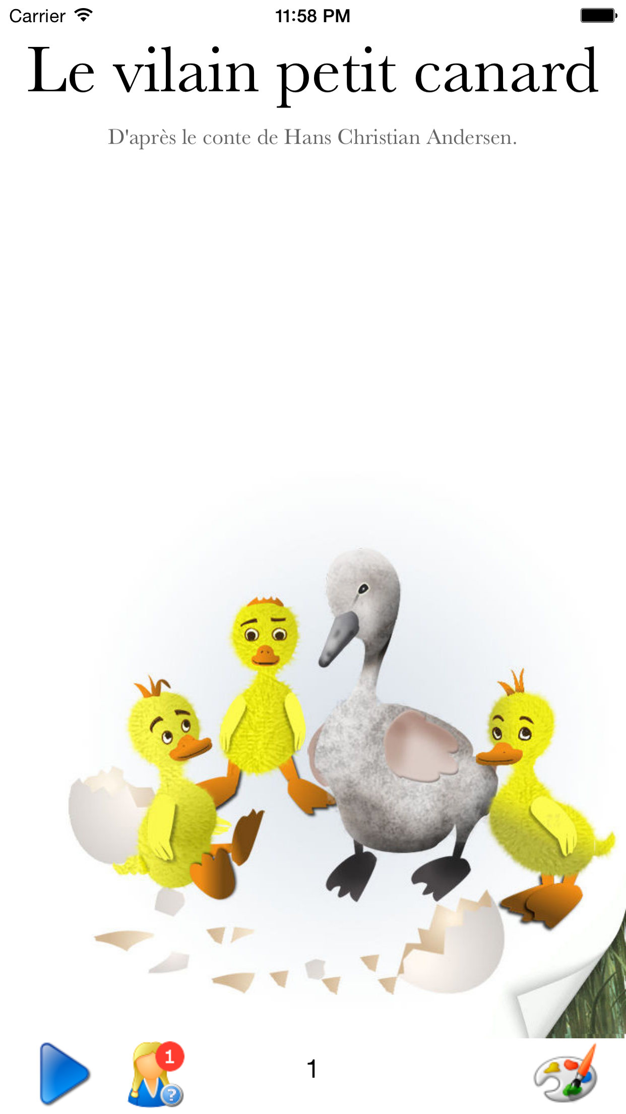 Le Livre Interactif du conte Le Vilain Petit Canard screenshot 3