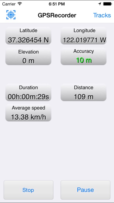 Screenshot #2 pour GPSRecorder