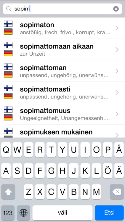 Suomi - saksa - suomi sanakirja