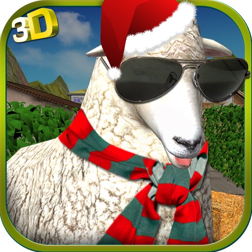 Sheep Run Simulator 3D - Farm Crazy Lamb Running Simulation Game in Real City