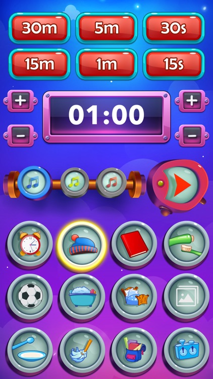 Timer for kids - visual task countdown for preschool children, family & friends - help in chore daily activities & morning routines!