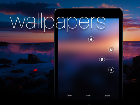 Blurify - Create custom blurred iOS 7 style background wallpapersのおすすめ画像3