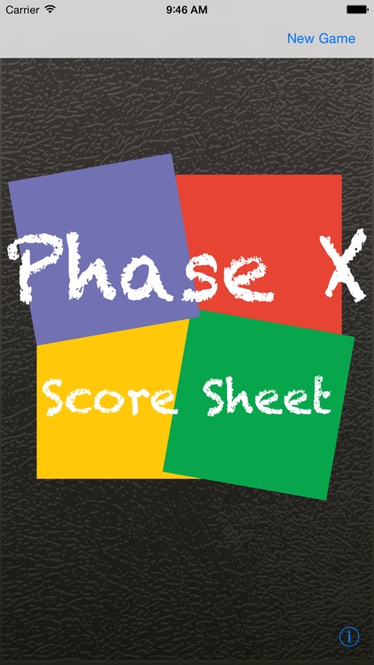 Phase 10 Score Sheet