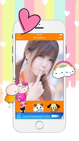 Game screenshot Cute Photo Sticker3 hack