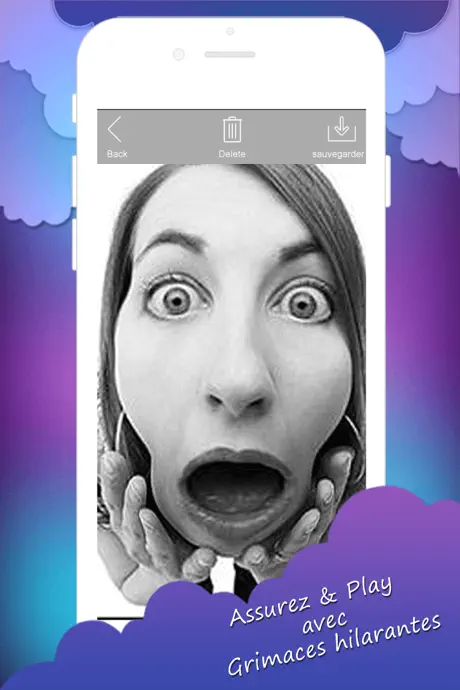 Visage blague - photo Distortion, Funny Face Warp Pic Déformer, 