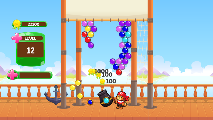 Screenshot #1 pour Bubbley Bubble Shooter TV