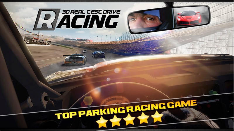 3D Real Test Drive Racing Parking Game - Free Sports Cars Simulator Driving Sim Games screenshot 1