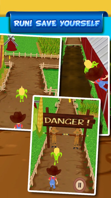 ``Baby Corn Run 3D Farm Race - Real Vegetable Endless Runner Dash Racing Free by Top Crazy Games