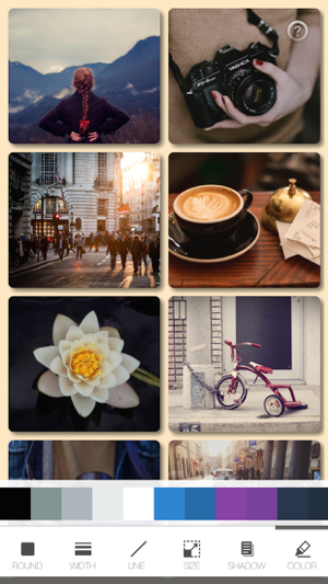 ‎withFrame - Photo collage editor Screenshot