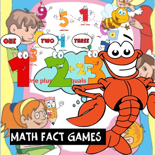 Math fact games English number practice education for kids iOS App