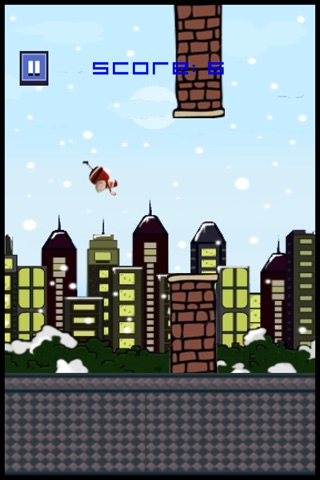 Flappy Santa Christmas Bird Flyer screenshot 4