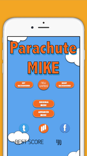 ‎Parachute Mike Screenshot