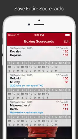 Game screenshot Boxing & MMA Scorecard - Fight Night hack
