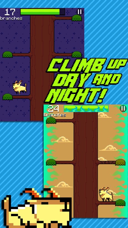 Goat Up! Mountain Goats Climb Timber Trees screenshot-3