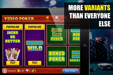 Video Poker : Red Hot Casino screenshot 2
