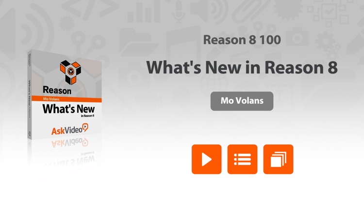 AV for Reason 100 - What's New in Reason 8