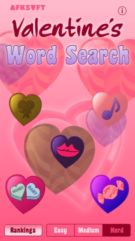 Valentine's Day Word Searchのおすすめ画像2