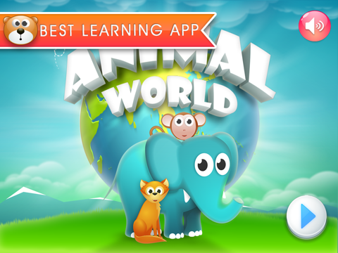 Screenshot #4 pour Animal World - An app for children and toddlers to learn about animals.