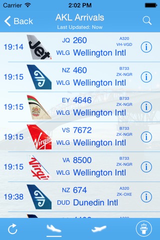 New Zealand Airport - iPlane Flight Informationのおすすめ画像1