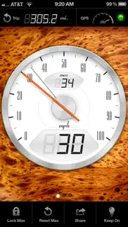 speedometer+ iphone screenshot 1