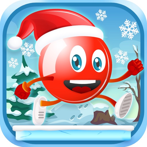 Flick Red Ball Bloons - Kick the Icy Snowflake Bubble PRO icon