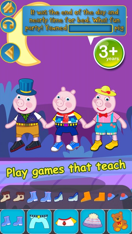 My Interactive Happy Little Pig Story Book Dress Up Time Game - Advert Free App screenshot-3